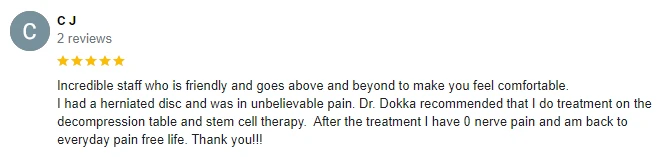 Stem Cell Therapy Clearwater FL Testimonial CJ